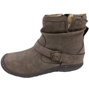 JBU Jambu Dottie Water Resistant Ankle Boots Women's Size 9.5 Taupe